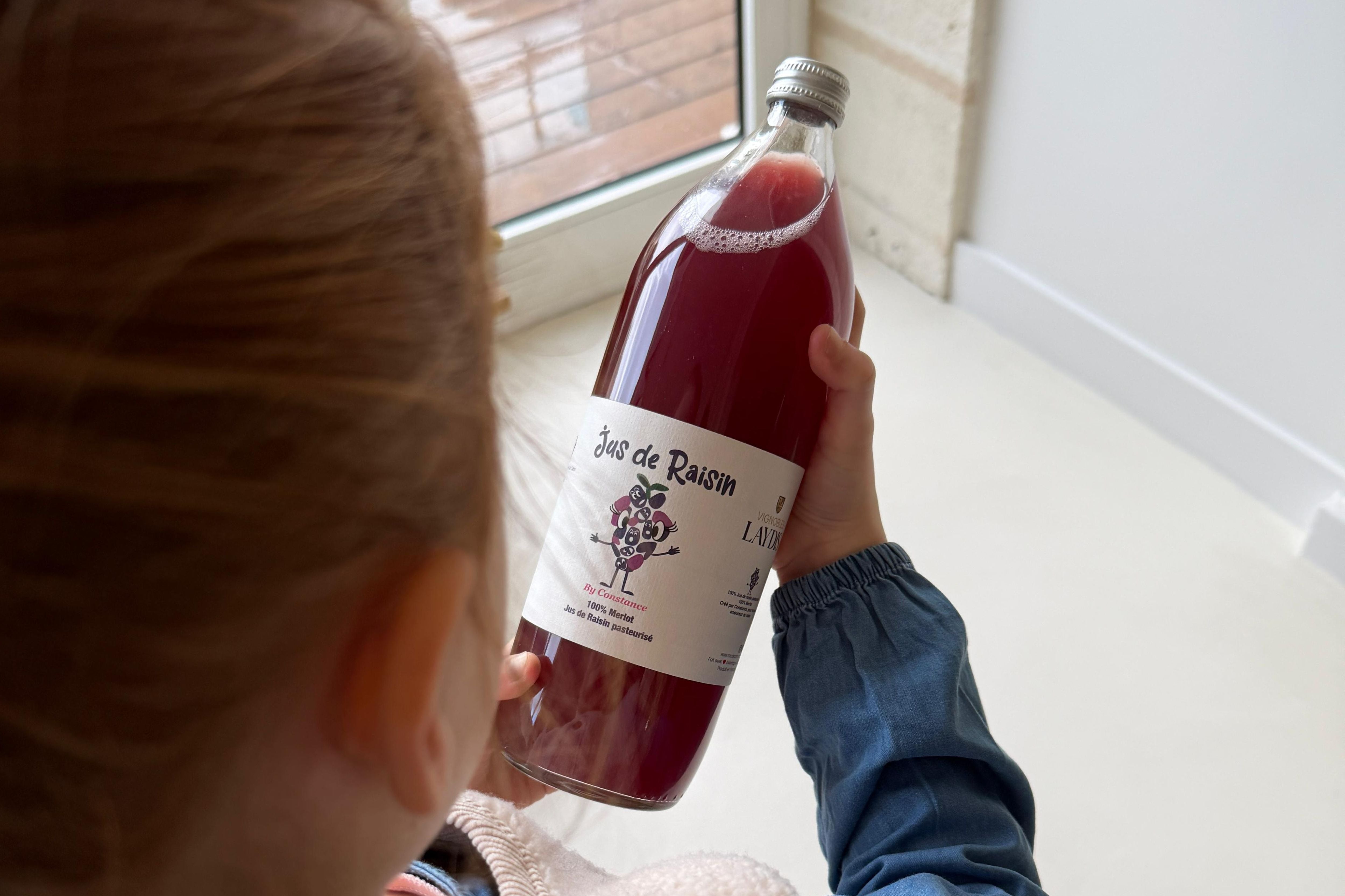 Et si le vignoble se buvait autrement ? Jus de Raisin By Constance